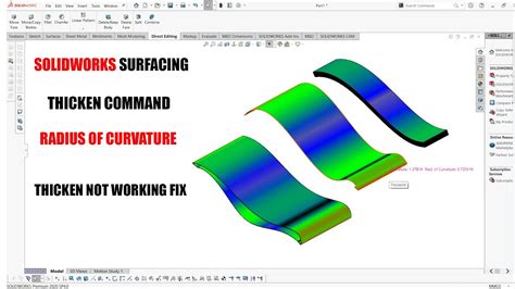 solidworks thickening